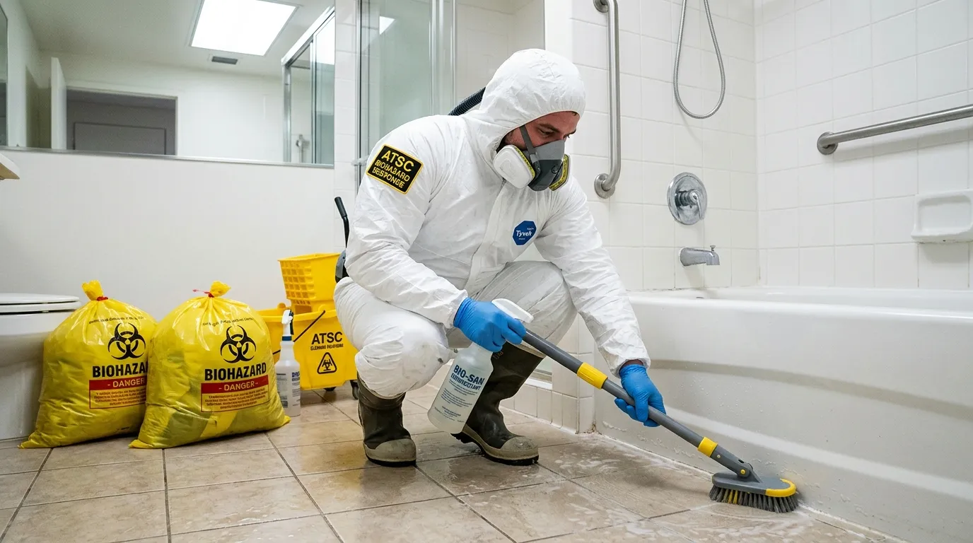 Decontamination equipment deployed for Blood Cleanup in Whitinsville